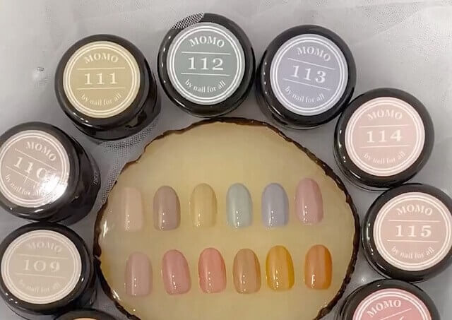 MOMOジェル12色 12